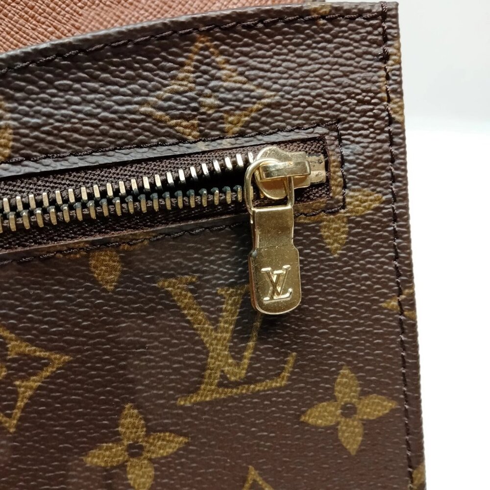 Authentic Louis Vuitton Pochette Rabat Brown Monogram Clutch Bag mn520-022826 - Picture 7 of 16